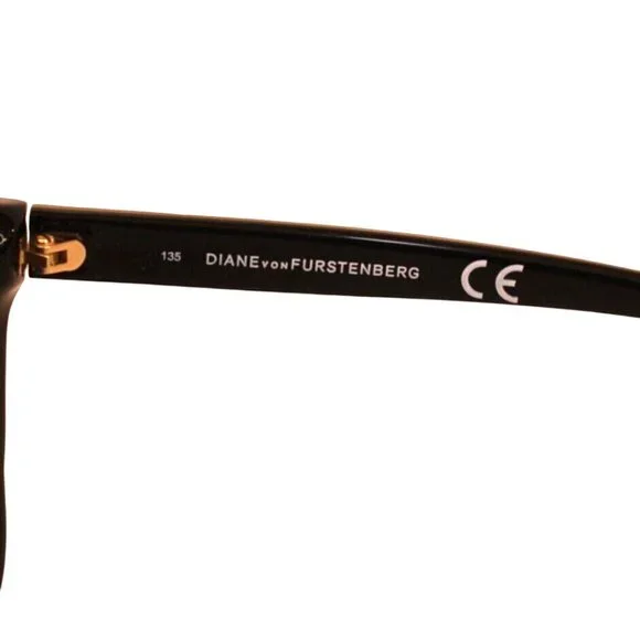 Diane von Furstenberg DVF 641S NERI 001 55/18 Brown Taupe Lenses Sunglasses - Picture 3 of 9